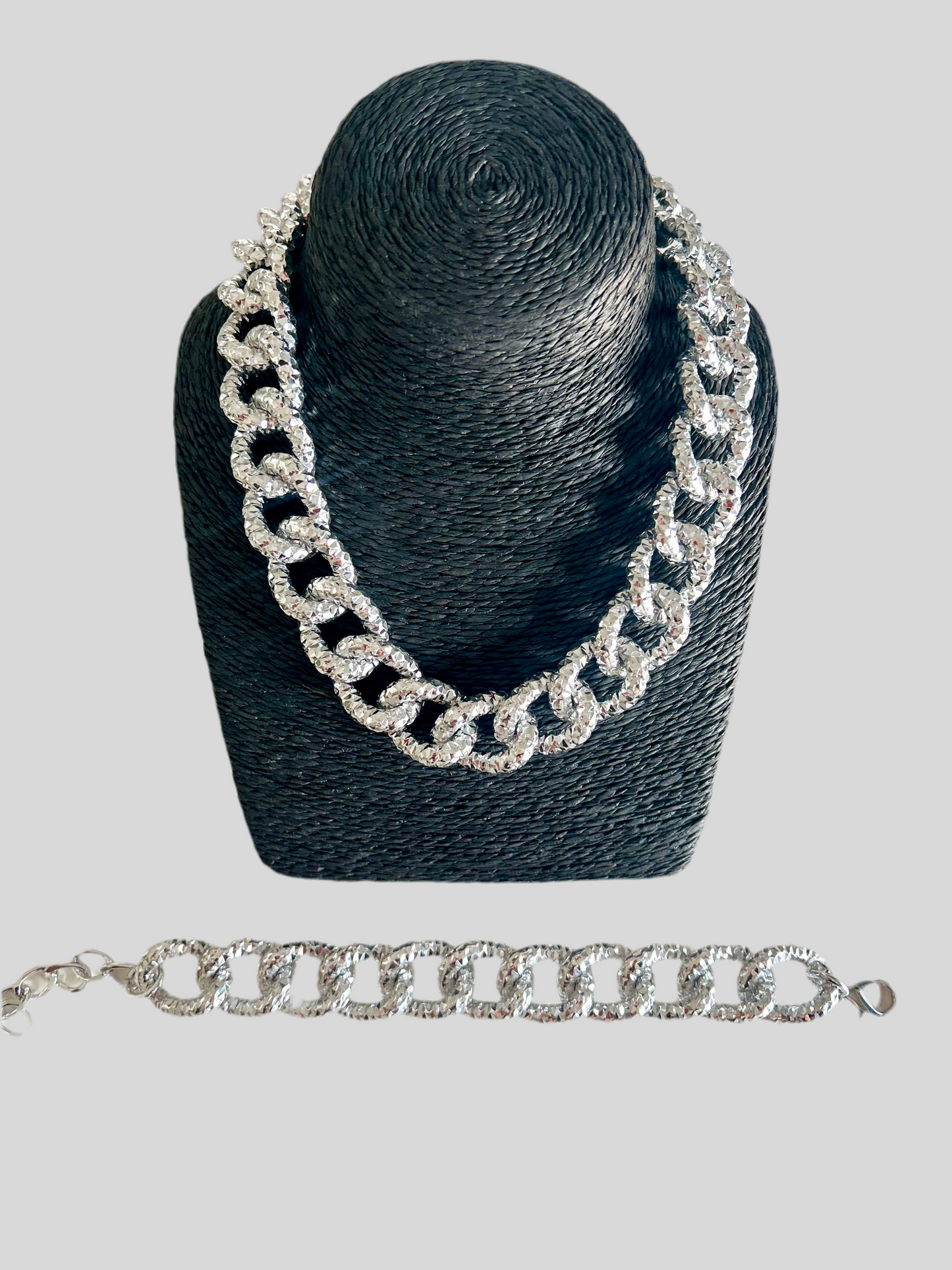 Set collana e bracciale “ Satin”