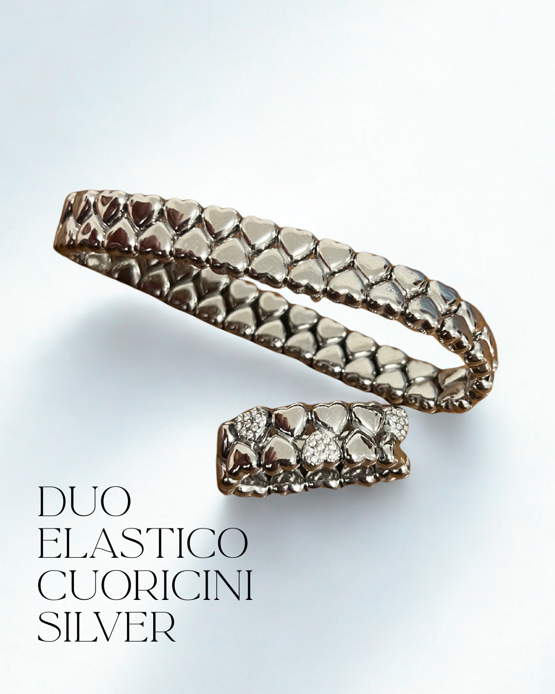 Set bracciale ed anello cuori