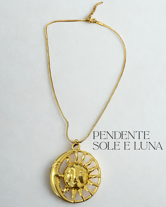 Collana sole luna