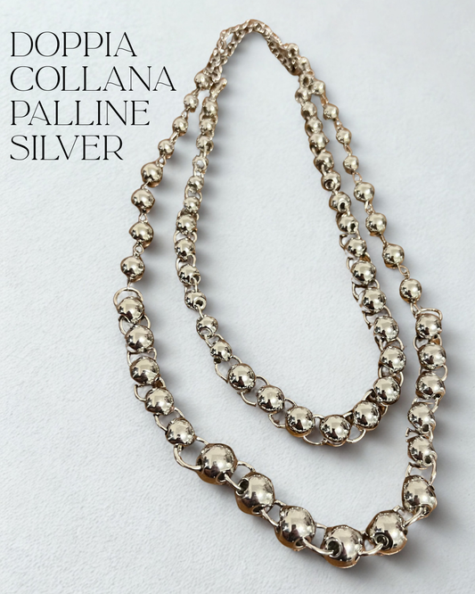 Collana doppia palline